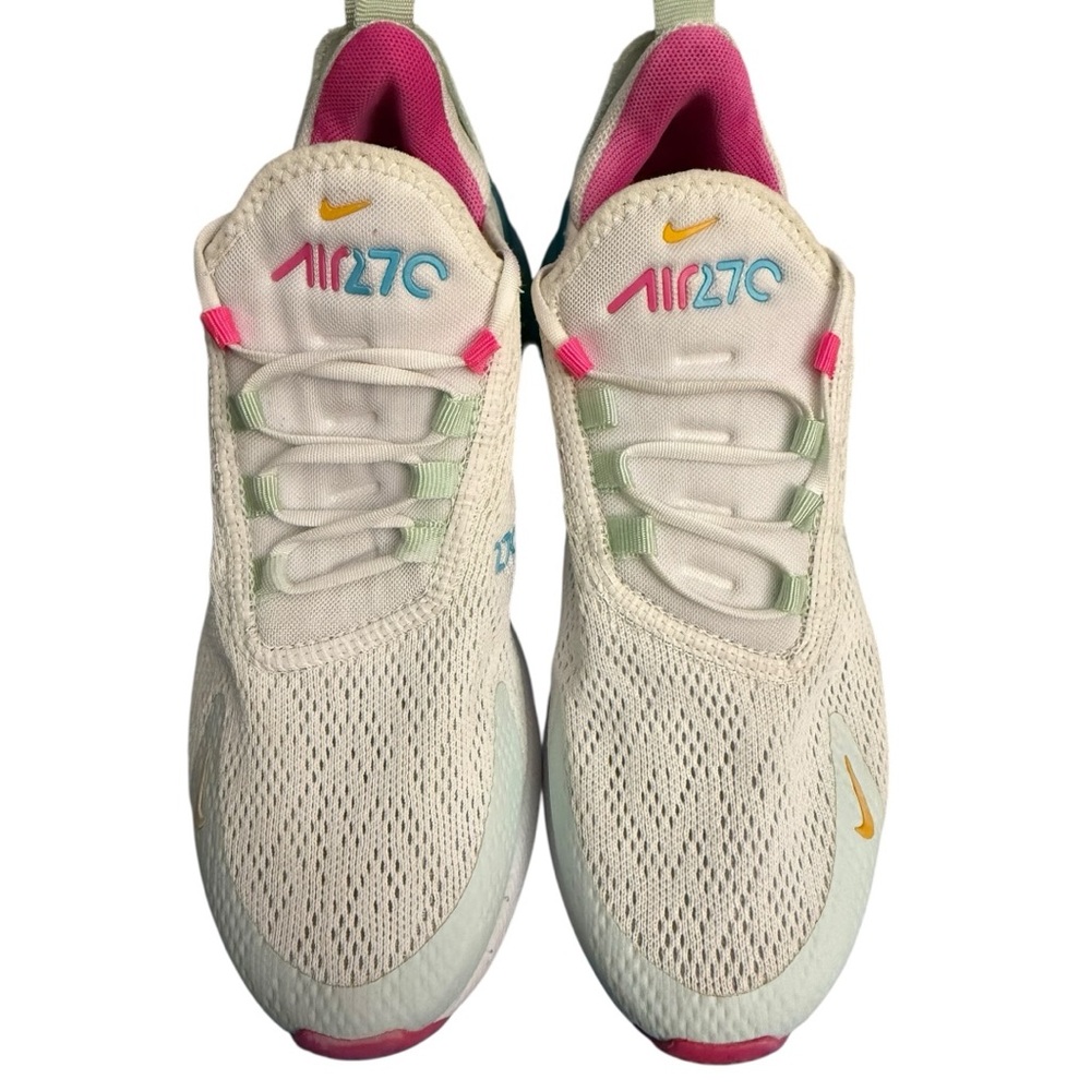 Nike Air270 Women’s Running Shoes - White with Pink & Mint Accents
